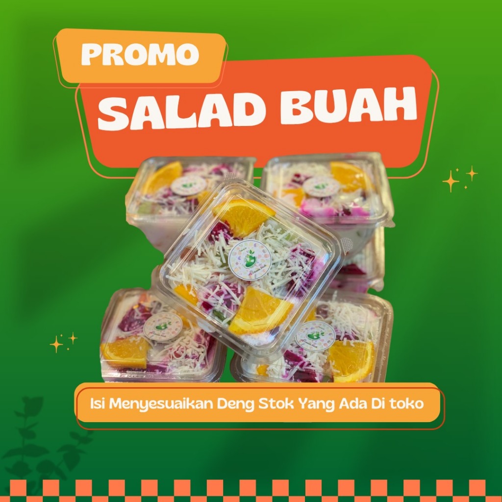 

Salad Buah Dunia Buah (Isi buah Menyesuaikan dengan stock yang ada di toko)