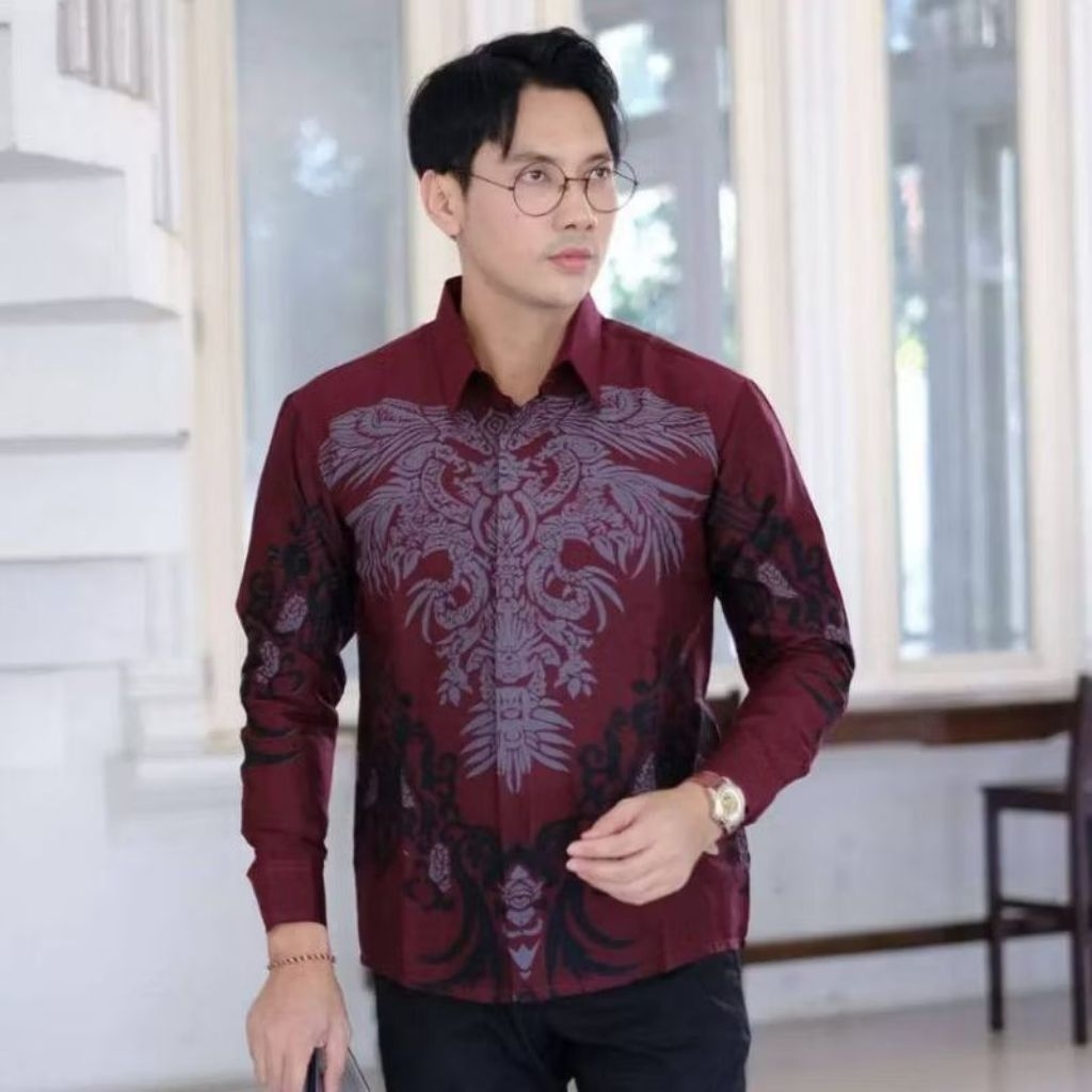 Baju Batik Katun Premium pria dewasa