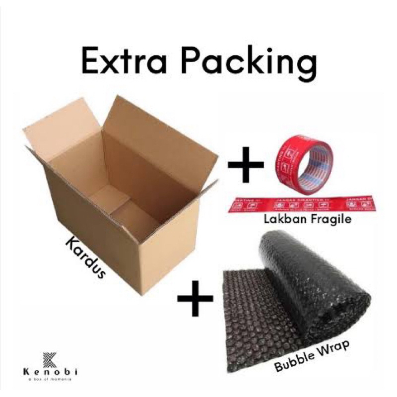 

EXTRA PACKING ( JUMBO )/TAMBAHAN DOUBLE BUBBLE WRAP JUMBO/PLASTIK GELEMBUNG HITAM/AGAR PAKET LEBIH AMAN