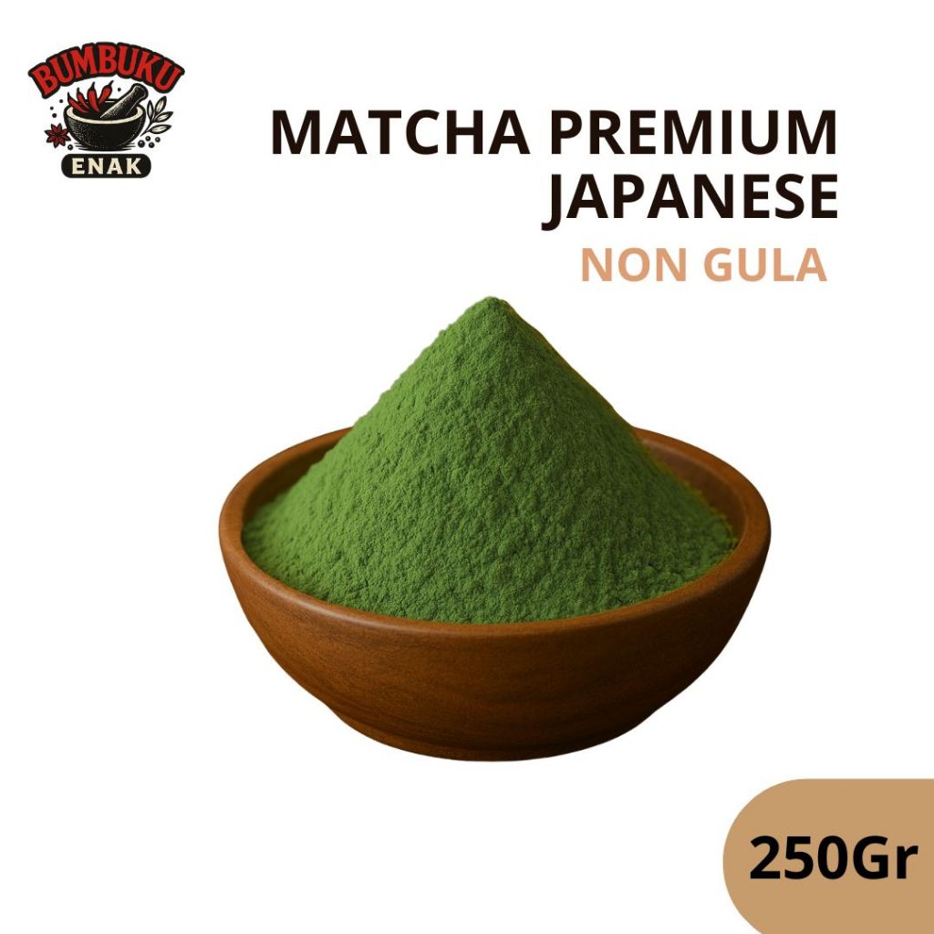 

Bubuk Minuman Matcha Premium Japanese 250gr Non Gula – Rasa Otentik Teh Hijau Jepang, Cocok Untuk Latte & Dessert