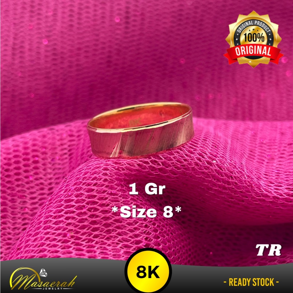 Cincin Emas 8K 1 Gram Kadar 375 - 2194