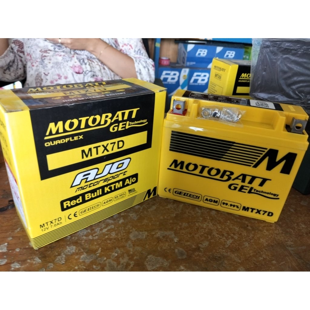 AKI MOTOBATT | MTX7D | 12V 7Ah | AKI KERING | ORIGINAL 100%