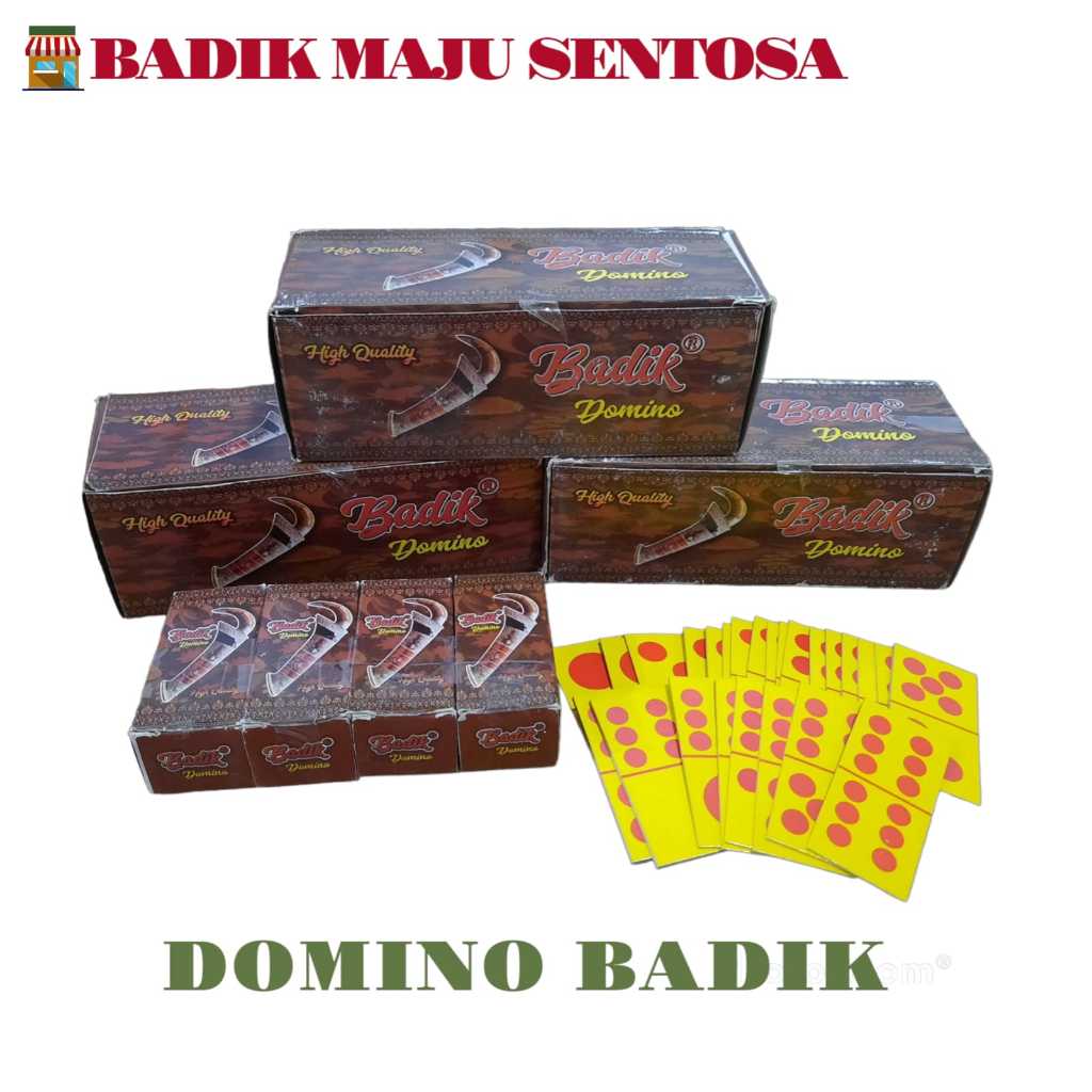 [Pcs] Kartu Domino BADIK Ready Makassar
