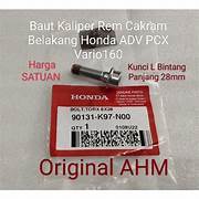 90131K97N00 Baut 8x28 Kaliper Rem Cakram Depan Honda ADV PCX Vario160 Ori AHM