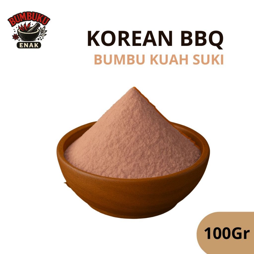 

Bumbu Kuah Suki Rasa Korean BBQ 100gr – Kuah Gurih Manis Pedas Ala Korea, Cocok untuk Steamboat & Shabu Praktis