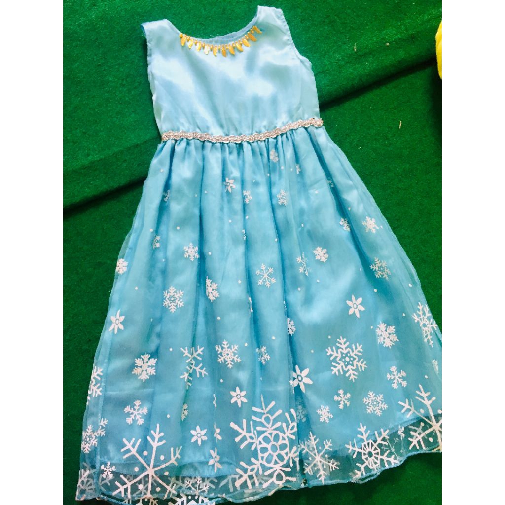 Dress frozen anak preloved