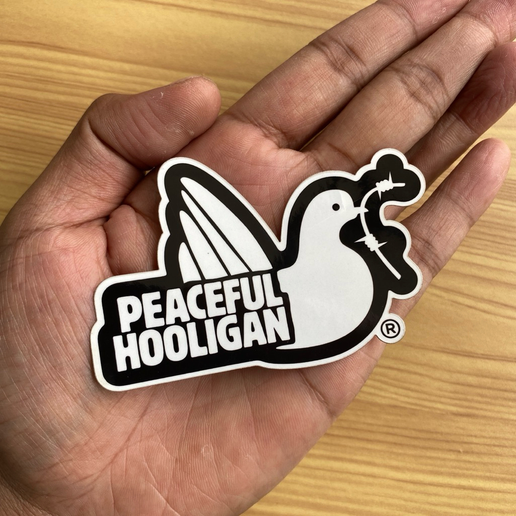 

Sticker Peaceful Hooligan Stiker Aesthetic Casual Football