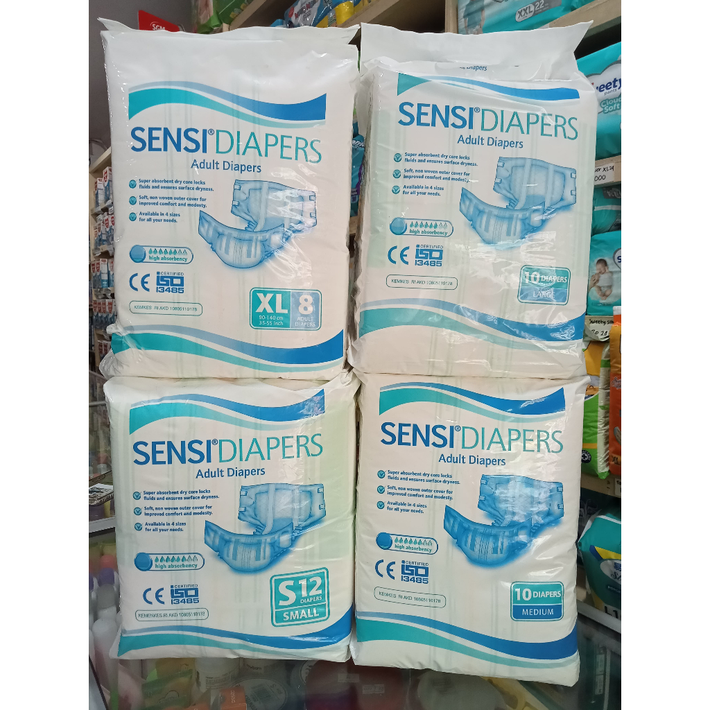 Sensi Popok Perekat Dewasa S M L XL / Popok Perekat Lansia / Popok Lansia