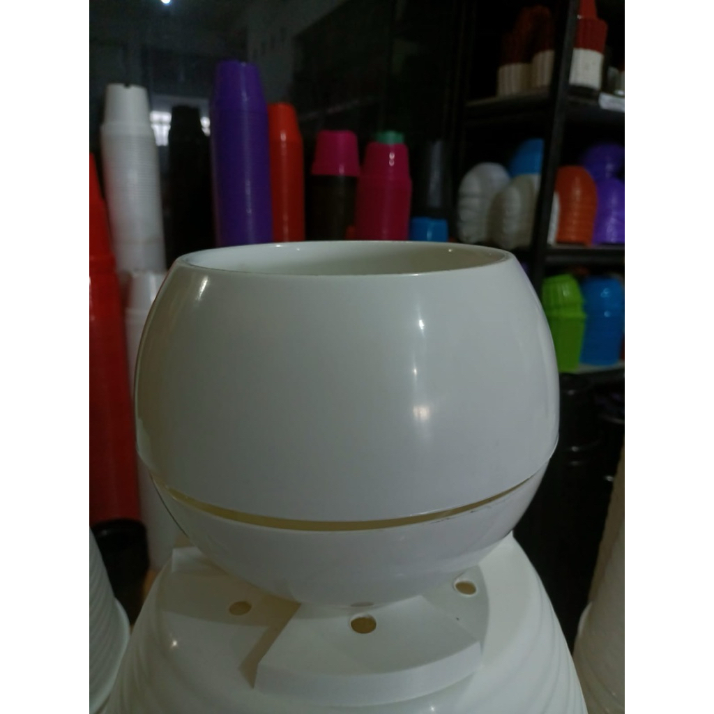 Pot super bola pot bunga - pot bunga plastik - pot tanaman