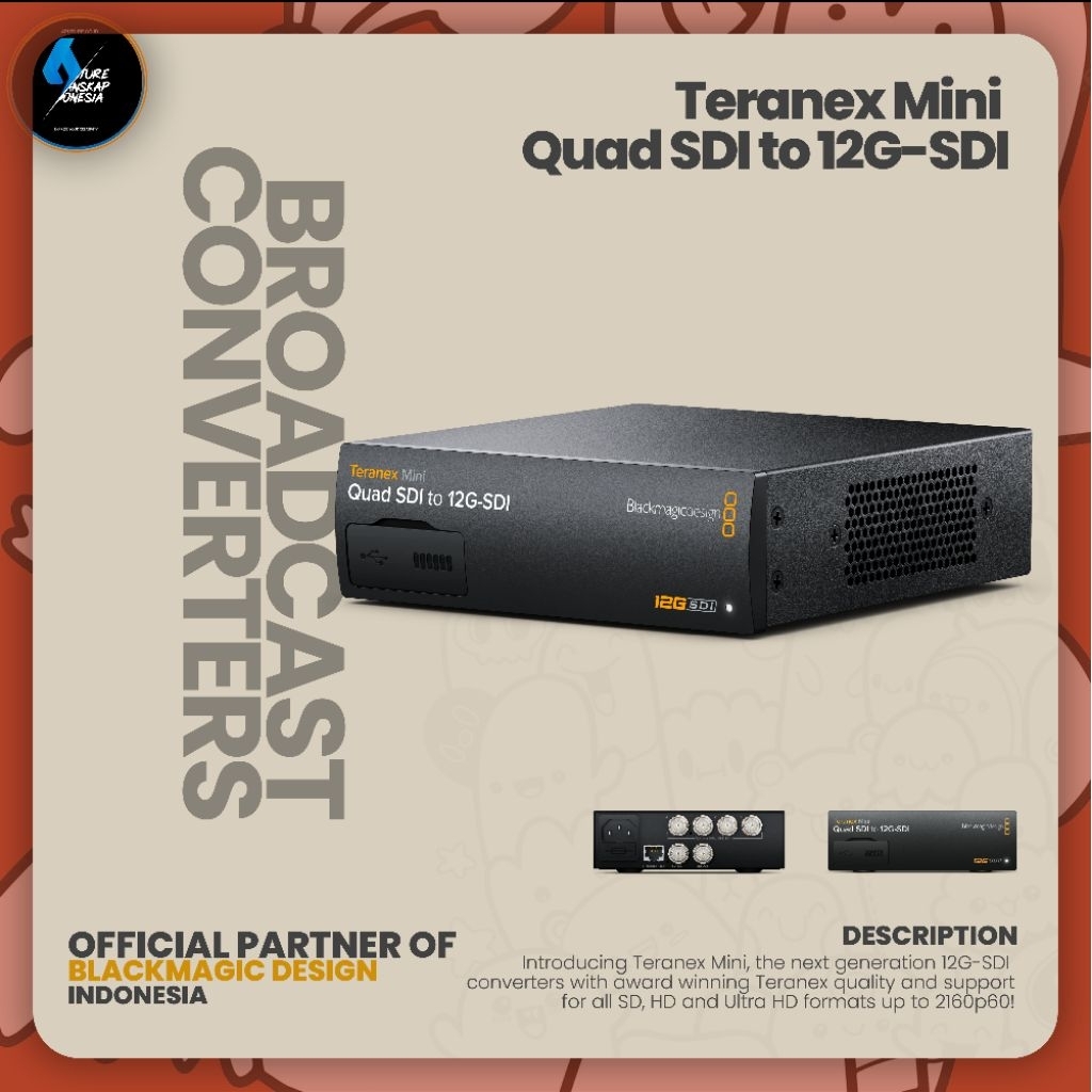 Teranex Mini Quad SDI to 12G‑SDI