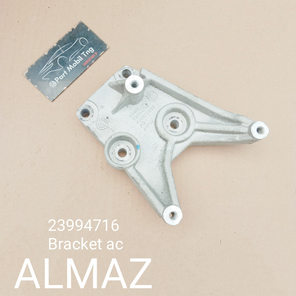 Breket Bracket Braket Dudukan Kompresor Ac Wuling Almaz = Cortez 15 1500cc Turbo 23994716  Copotan