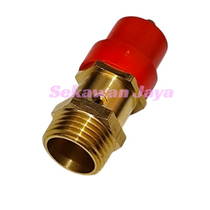 Safety Valve Compressor Mini Safety Valve 1/2" Safety Valve Kompressor Katup Buang Udara
