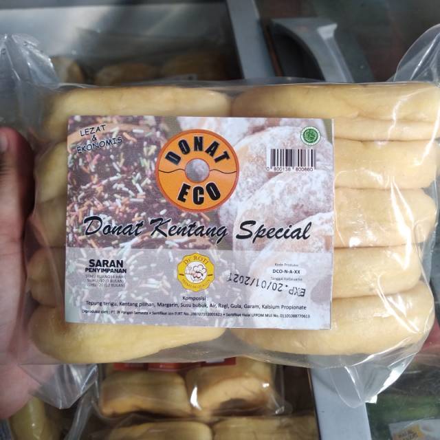 

Donat kentang eco original isi 10pcs frozen
