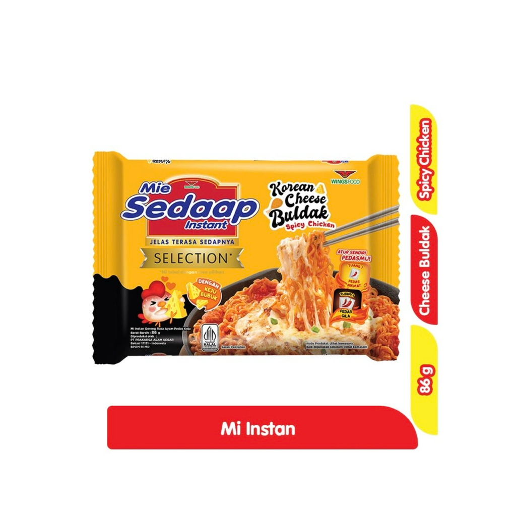 

MIE SEDAAP INSTAN GORENG KOREAN CHEESE BLUDAK 86 gram