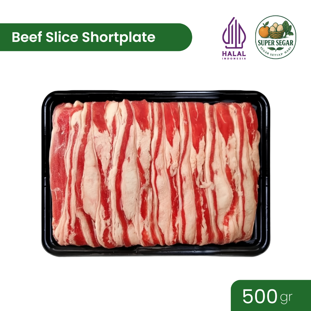 

Daging Slice Shortplate / Beef Slice Shortplate 500gr Super Segar