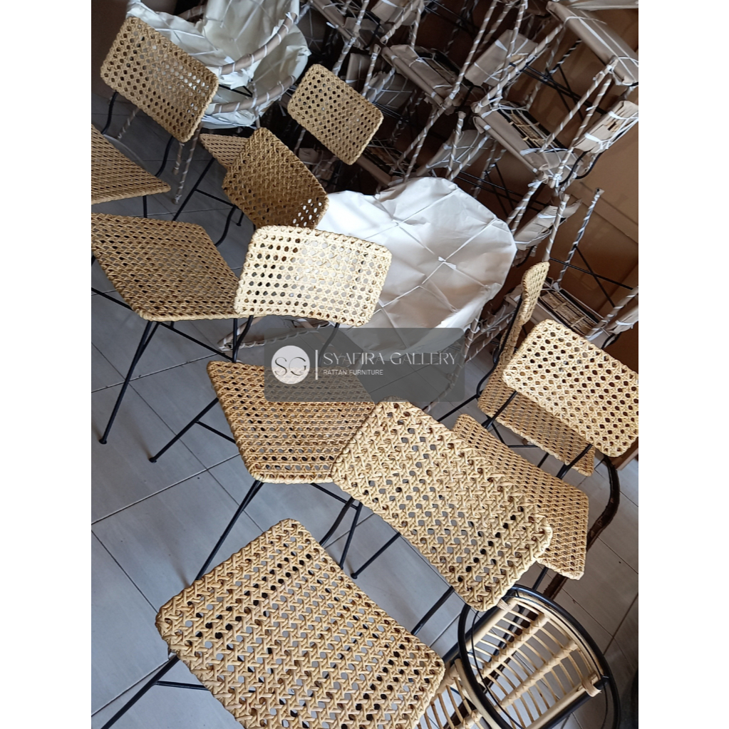 [ELEMEN] Kursi Rotan Teras | Kursi Rotan kaki Besi by. Anugrah Rotan