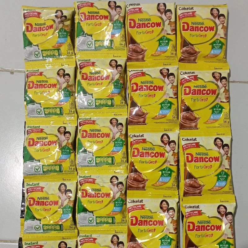

Susu DANCOW FORTIGRO 38gr Harga per Sachet / Susu Dancow Sachet