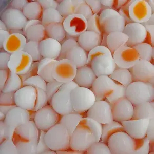 

Agar- agar jelly bentuk telor