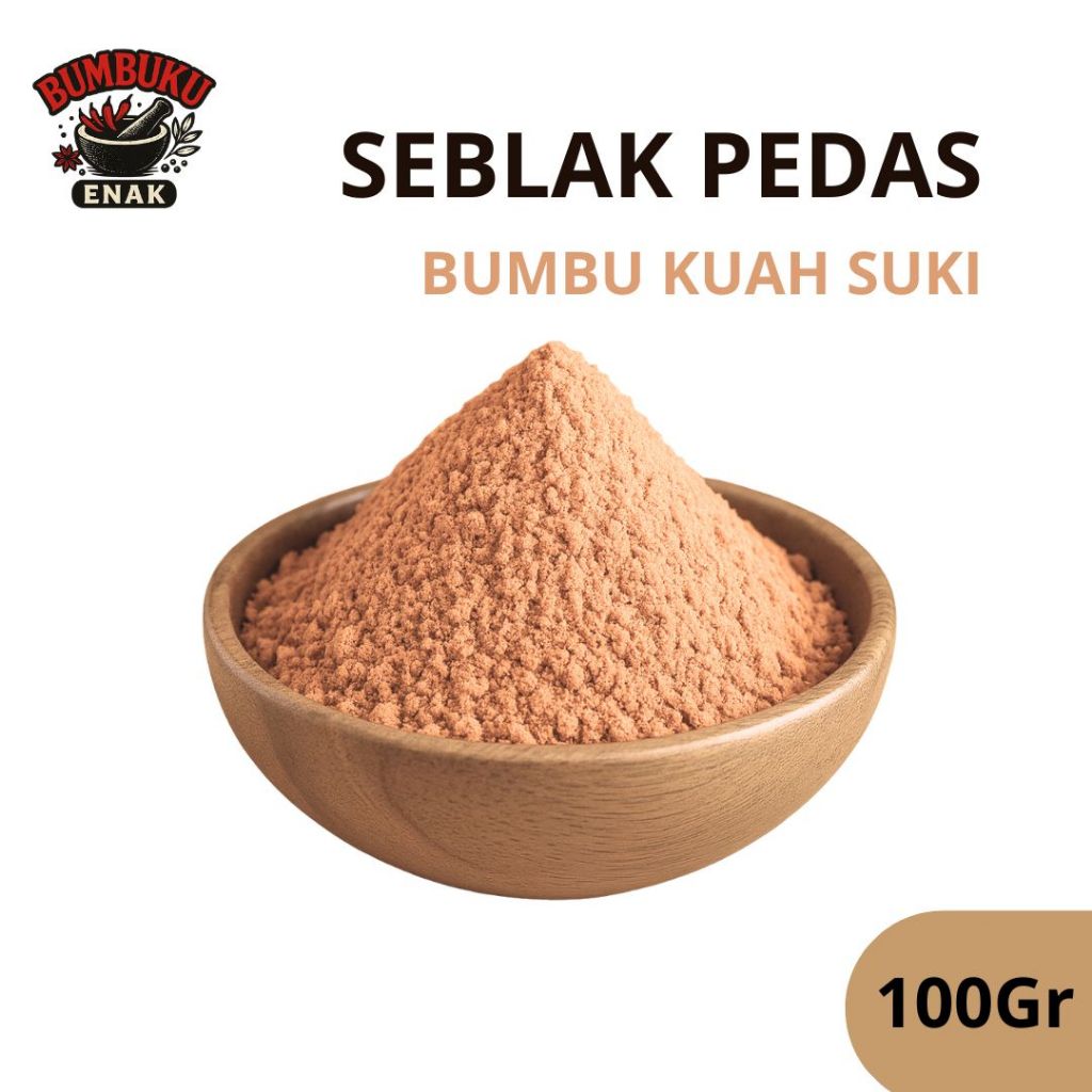 

Bumbu Kuah Suki Rasa Seblak Pedas 100gr – Kuah Gurih Pedas Menggugah Selera, Cocok untuk Steamboat, Shabu & Masakan Praktis