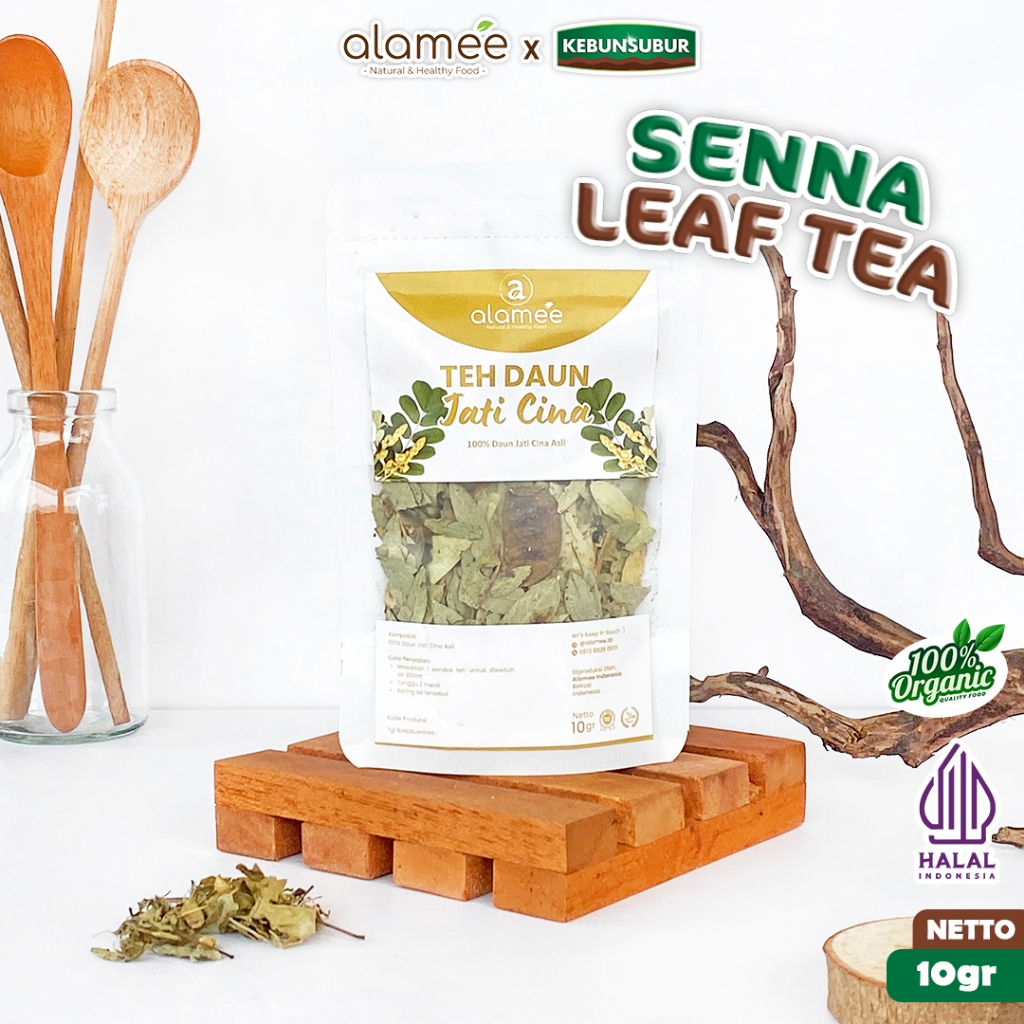 

ALAMEE Teh Jati Cina Teh Daun Senna Leaf Tea Herbal Alami Organik Dried Flower 10gr kebunsubur