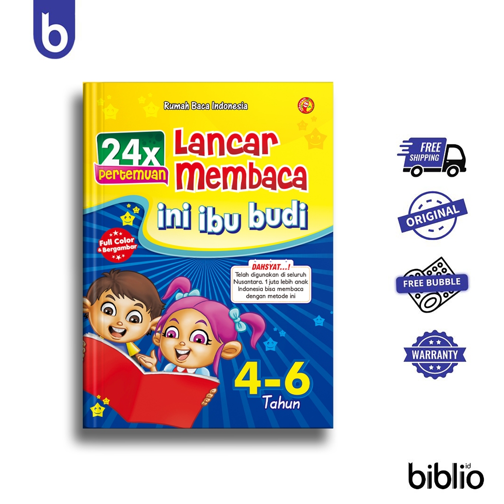Buku 24x Pertemuan Lancar Membaca Ini Ibu Budi