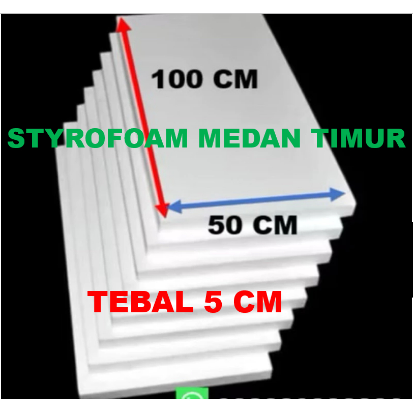

Lembaran Styrofoam Papan Sterofoam 50x100 cm Tebal 5 cm Sterofom Gabus Lembaran / Styrofoam Lembaran