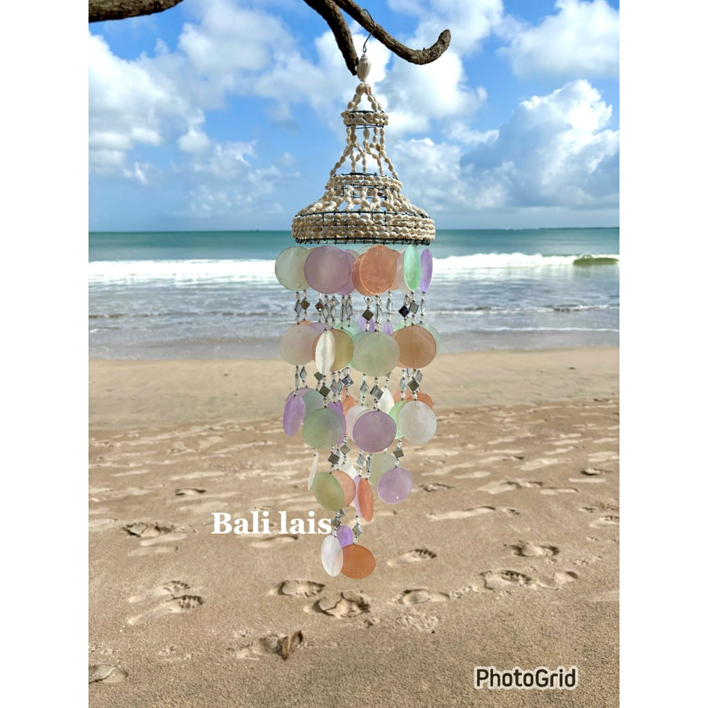 lonceng angin kerang/kado ulang tahun/lonceng angin