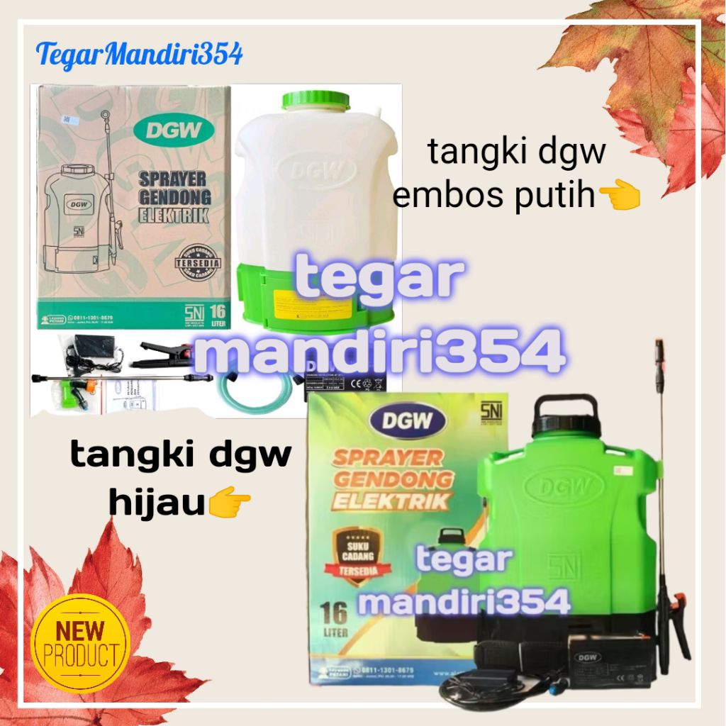 Tangki cas dgw 16liter original tangki elektrik dgw 16liter tangki semprot dgw 16liter