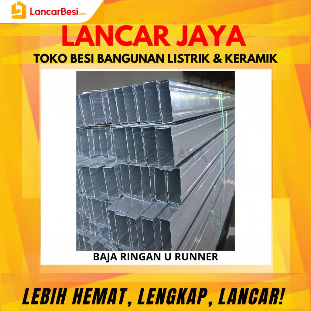 Baja Ringan Profile U | U Runner Hanya Untuk Area Jogja & Sekitarnya