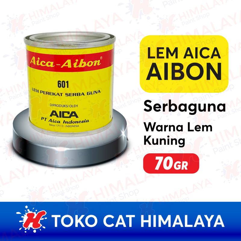

Lem Aica AIBON Kuning 601 70 gram kecil - Lem AIBON kuning - Lem serbaguna