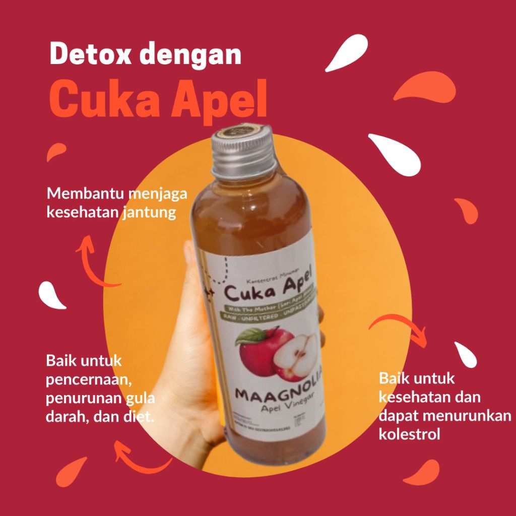 

Cuka Apel Magnolia - Apple Vinegar 100% alami 250ml