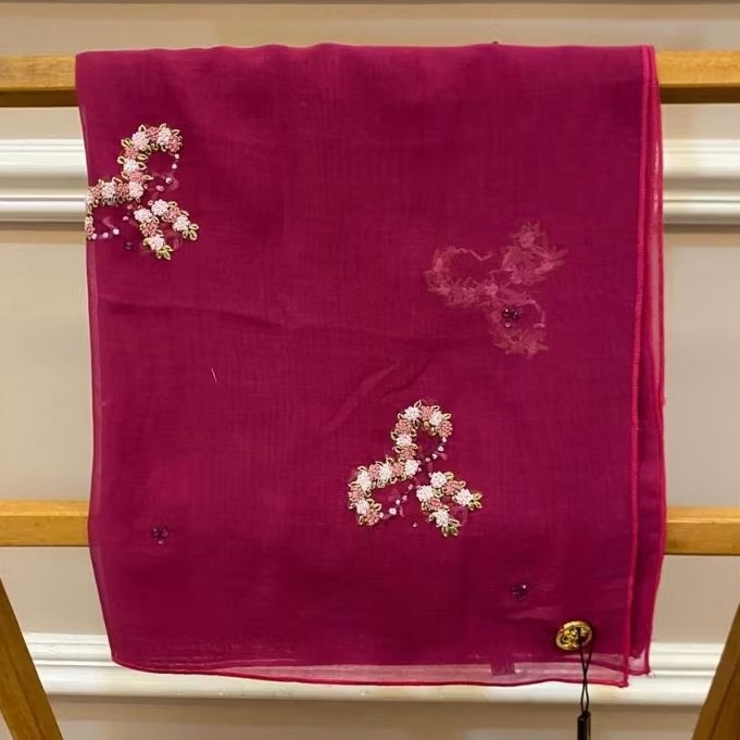 HIJAB SULAM PITA SWAROVSKY/PARIS JAPAN ORI BOX