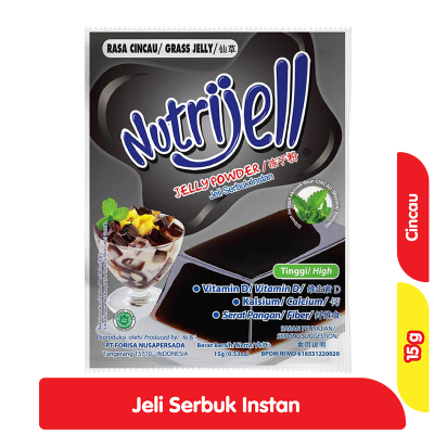 

Nutrijell Jeli Serbuk Instan Cincau 15 g 12 pcs