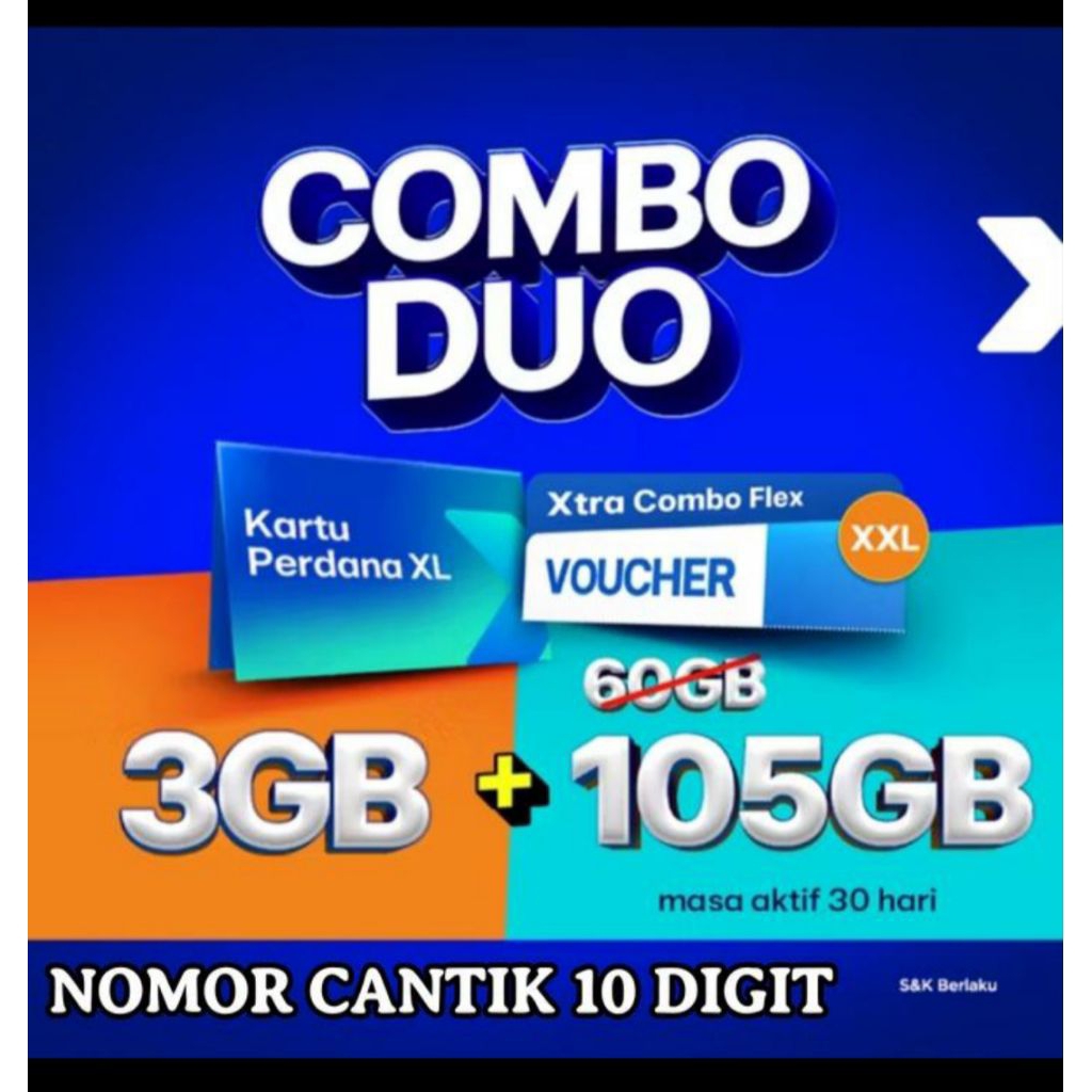 Kartu Perdana XL 10 Digit Nomor Cantik