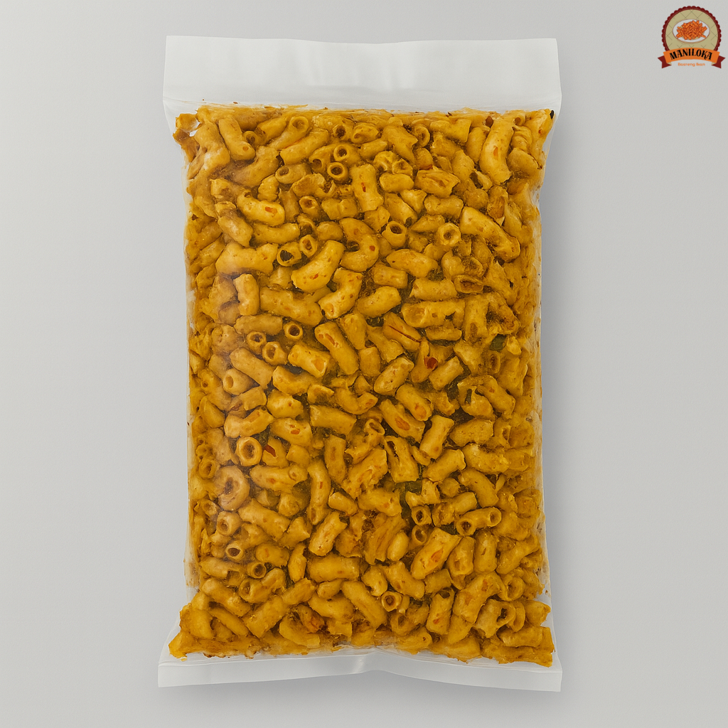

Makaroni Bantet Pedas 500gr Daun Jeruk Semi Mekar Snack Makroni