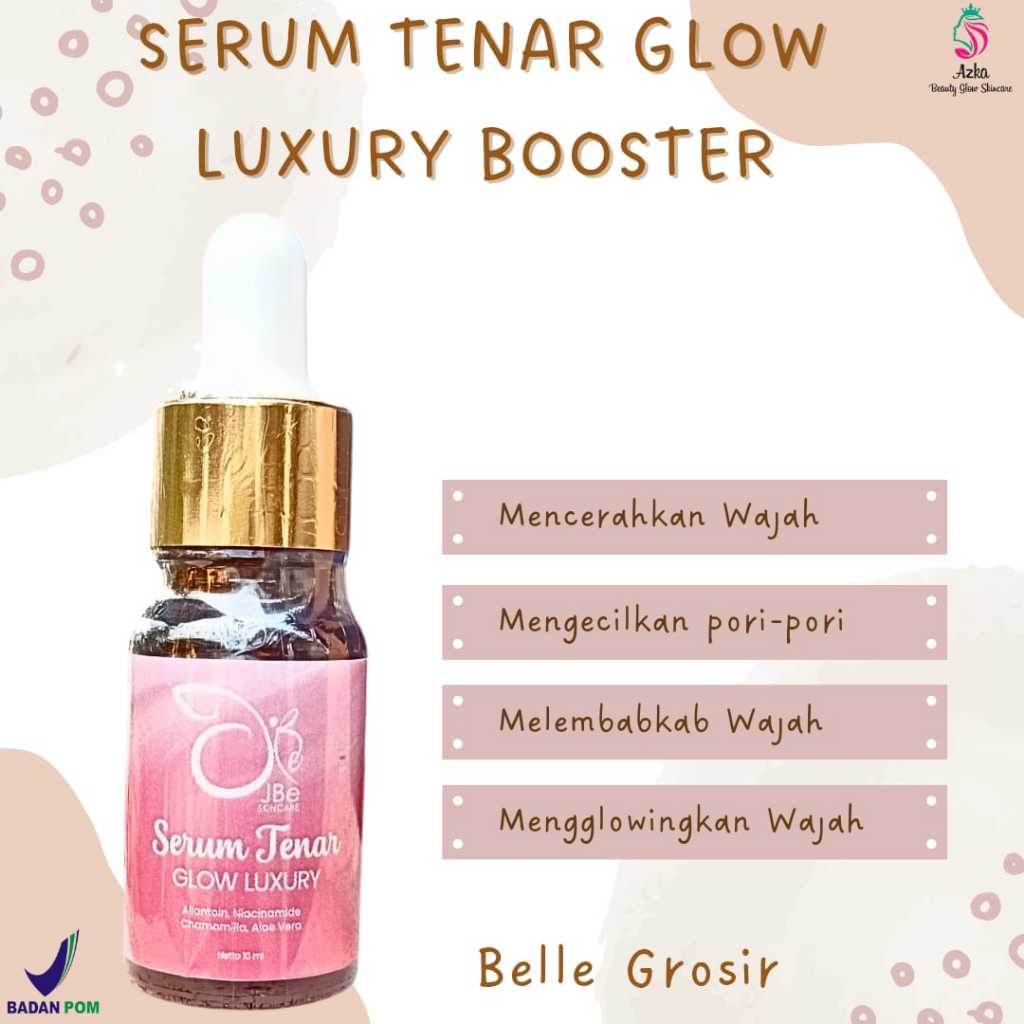 (COD) SERUM TENAR GLOW LUXURY JBE SKINCARE/ SERUM PEMUTIH WAJAH/ SERUM FLEK GLOWING