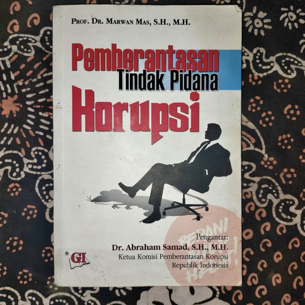 BUKU PEMBERANTASAN TINDAK PIDANA KORUPSI