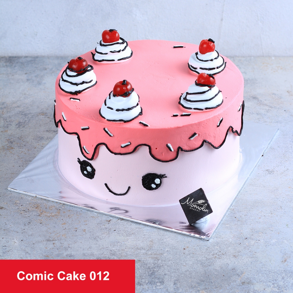 

Momolin Bakery Comic Cake – Kue 2D Gaya Kartun Komik, Bisa Custom Desain, Tulisan & Bentuk, Cocok untuk Hadiah Ultah
