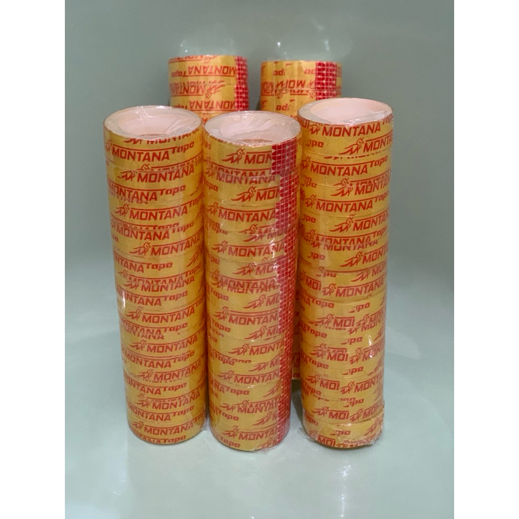 ISOLASI MONTANA 1M KECIL TIPIS 3PCS ISOLASI BENING SELOTIP BENING / SELOTIP KWRTAS / PLESTER KECIL I