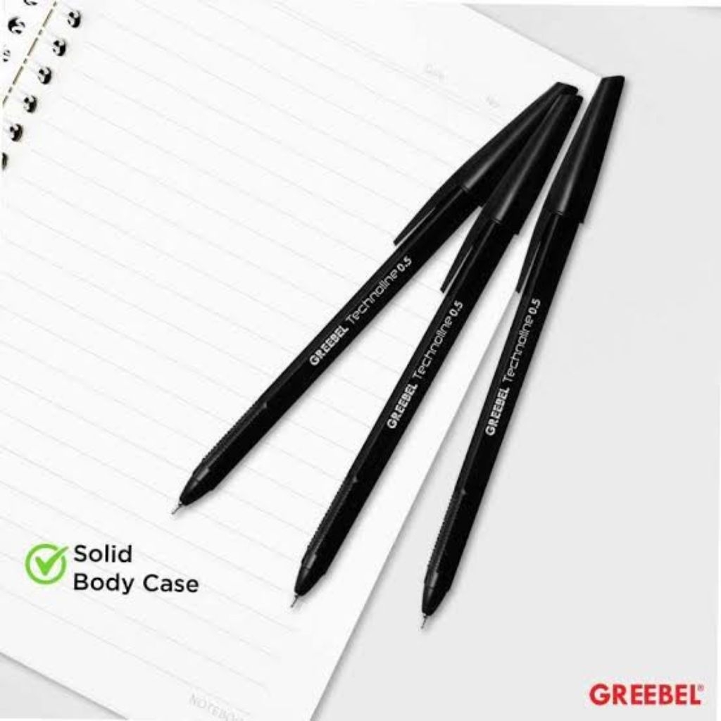 

Pulpen Technoline Greebel warna hitam ( pcs )