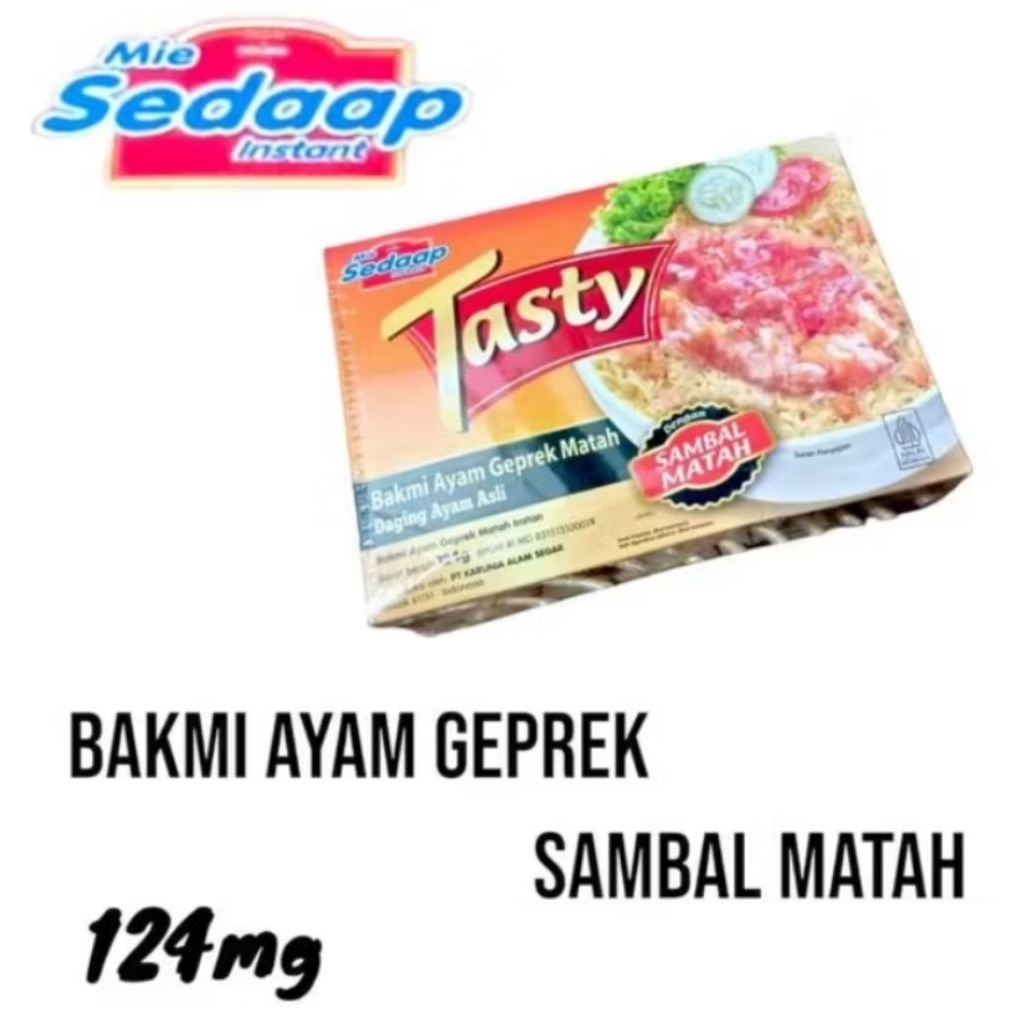 

Termuraahhh Mie Sedap Tasty Bakmi Sambal Matah/Mie Sedap Geprek/Mie Instant/Mie Sambal Matah/