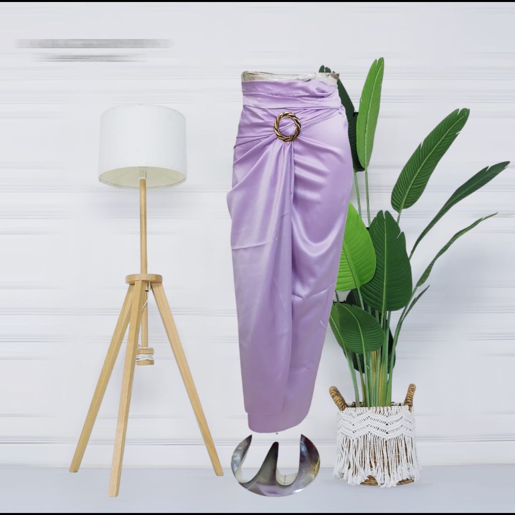 Rok Lilit Satin premium/ Rok Setelan Kebaya Modern / Rok jadi