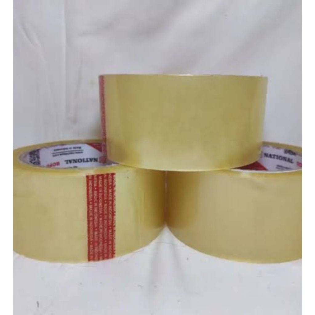 

lakban bening/coklat 45 mm 90y /lor 6pcs