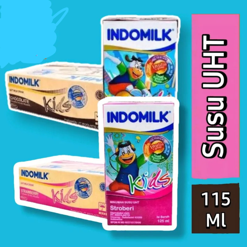

TERMURAH!!SUSU_INDOMILK_KIDS_@115ML(ISI40)