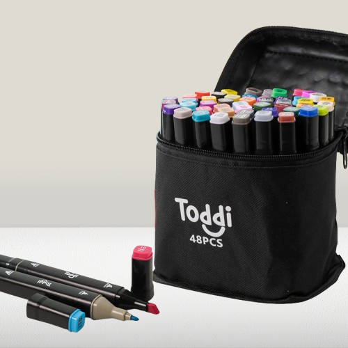 

SPIDOL SKETSA 2IN1 TODDI SET 48 / 2IN1 SKETCH MARKER TODDI 48