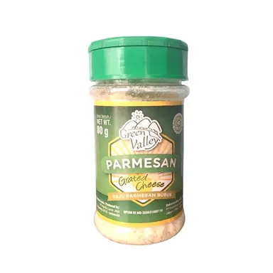

GREEN VALLEY GRANDTED PARMESAN CHEESE 80GR LT