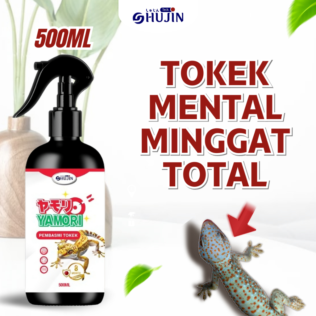 Pembasmi Tokek SHUJIN YAMORI Spray Pengusir Tokek Ampuh ASLI JEPANG Cairan Semprot Rumah Anti Tokek