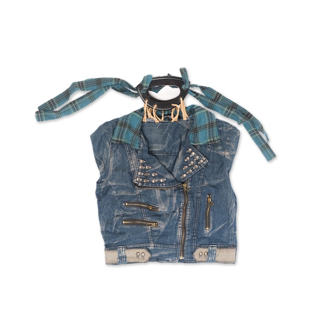 Eugeneffectes Bag Women Limited Edition Hand Bag Punk Denim