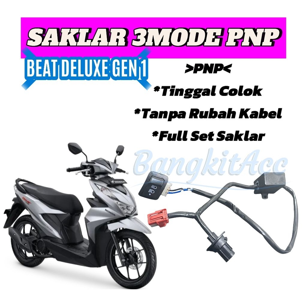 Saklar 3 Titik Saklar 3Mode lampu utama beat deluxe new gen 1