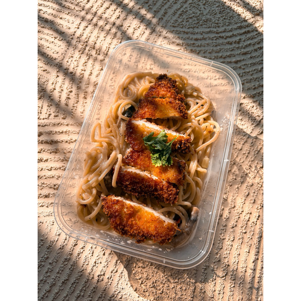 

Spaghetti Creamy Katsu